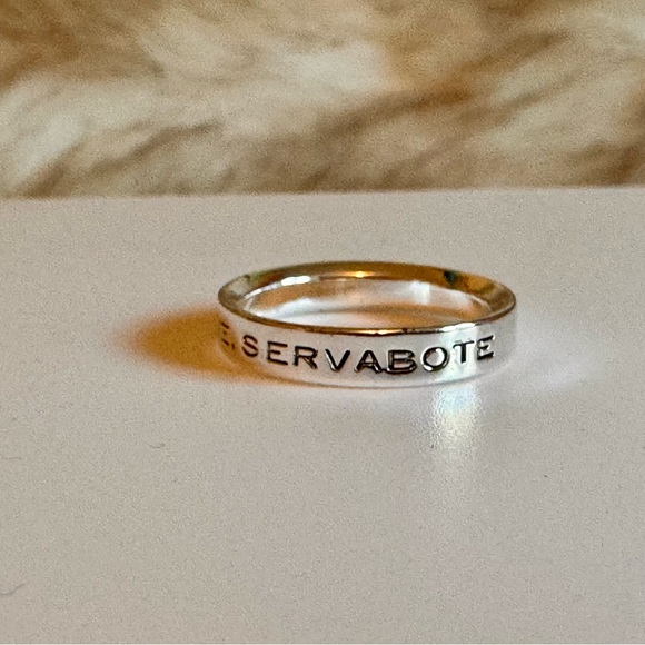 Marc Jacobs Silver Latin Rings - Picture 3 of 7